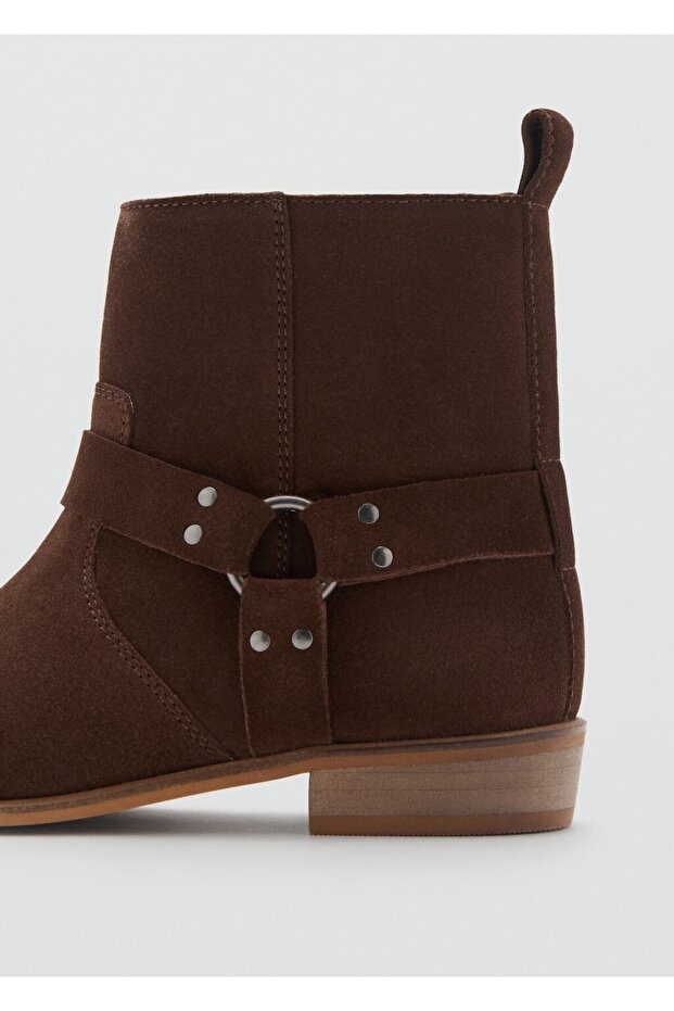 Süet deri yarım bot - 4