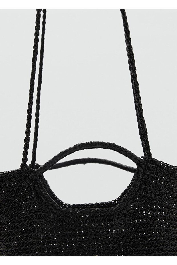 Örme mini omuz çantası - 4