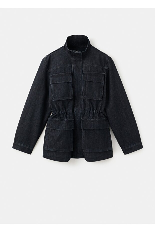 Oversize cepli denim parka - 3
