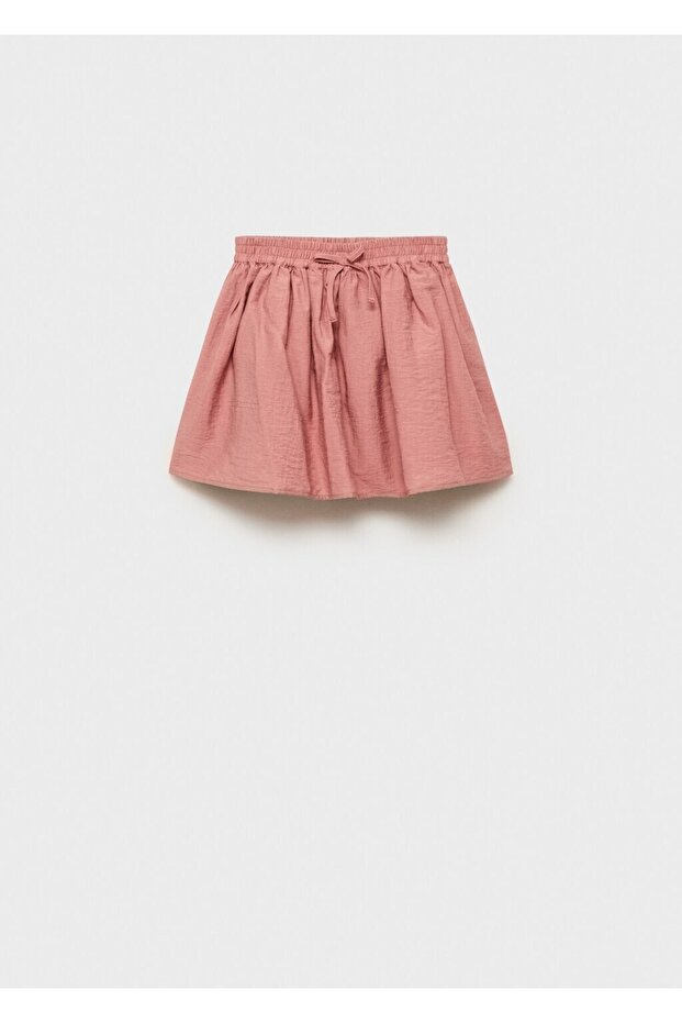 Leinenrock mit elastischem Bund - 1