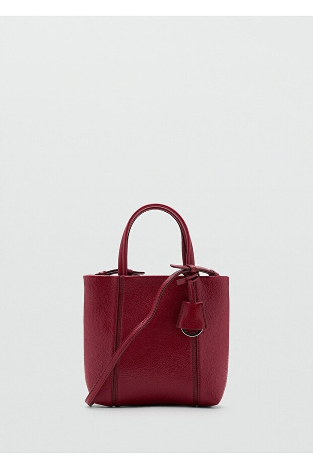 Saplı mini dikdörtgen çanta - 2