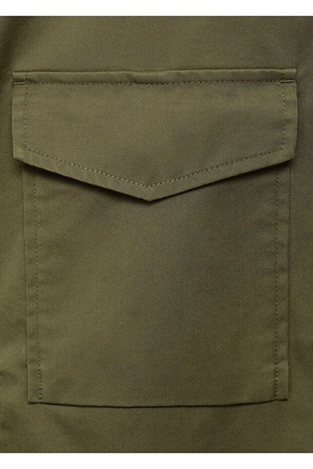 Cepli pamuklu ceket - 5