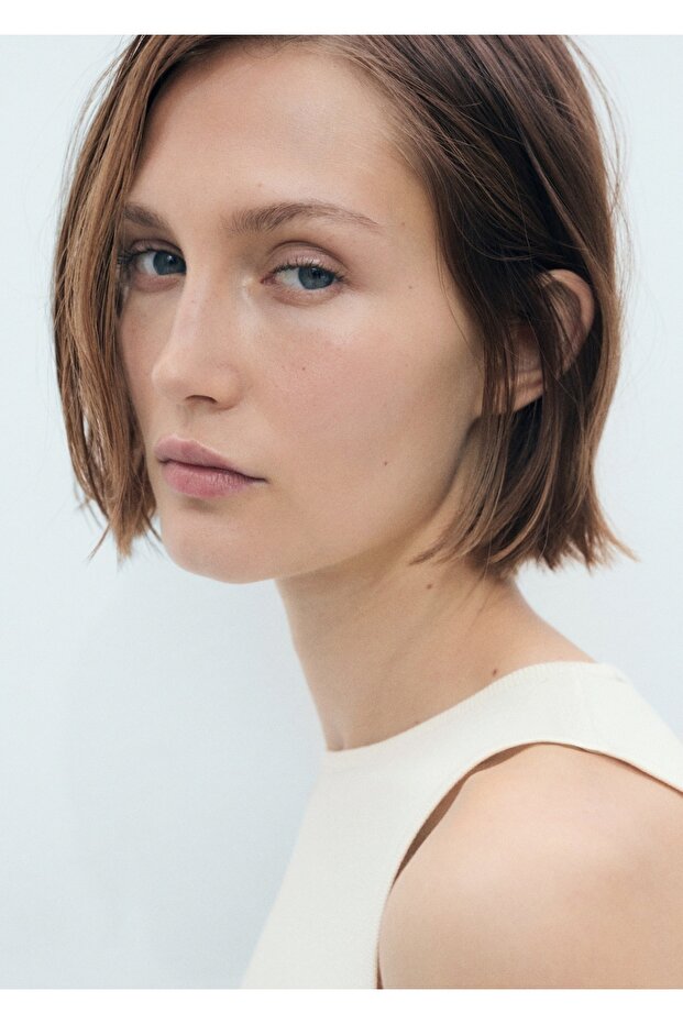 İnce örgü bluz - 6