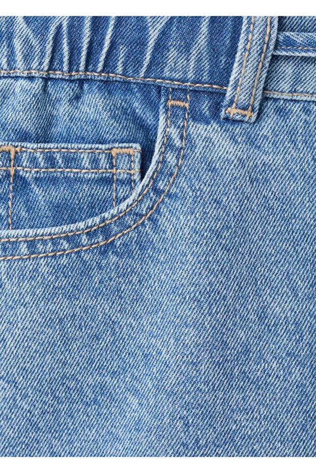 Kısa denim etek - 4