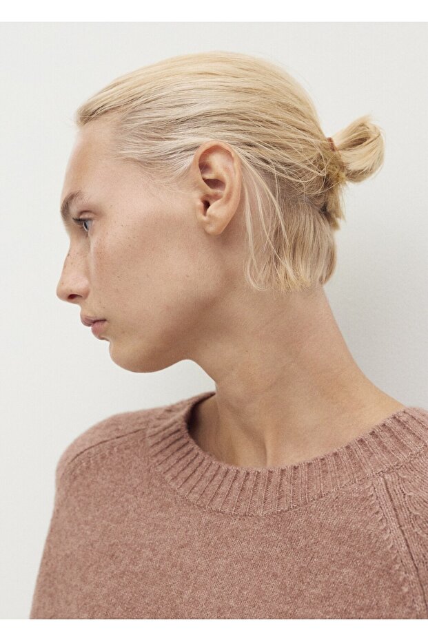 Yuvarlak yaka triko kazak - 6