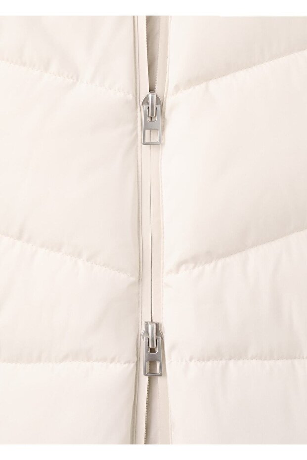 Kapüşonlu kapitone anorak - 5