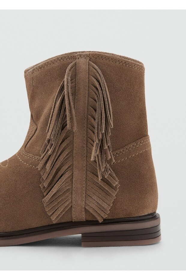 Püsküllü deri bot - 4