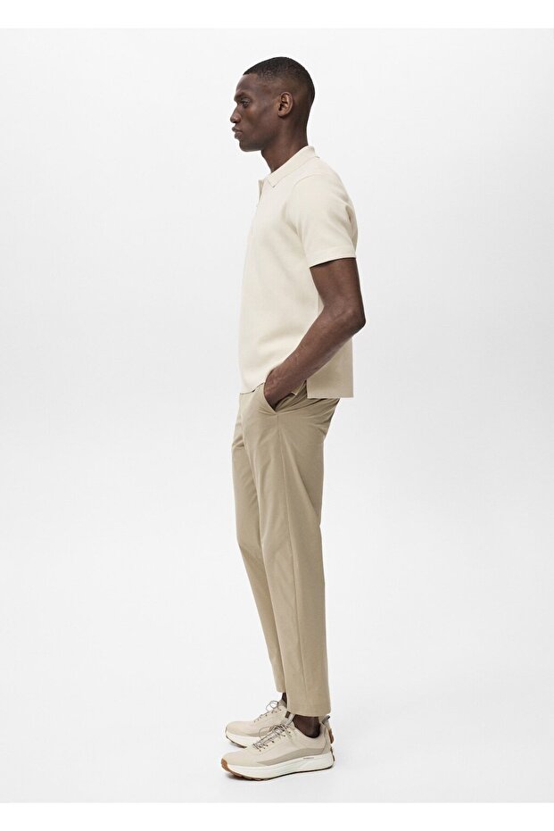 Su itici slim fit pantolon - 7