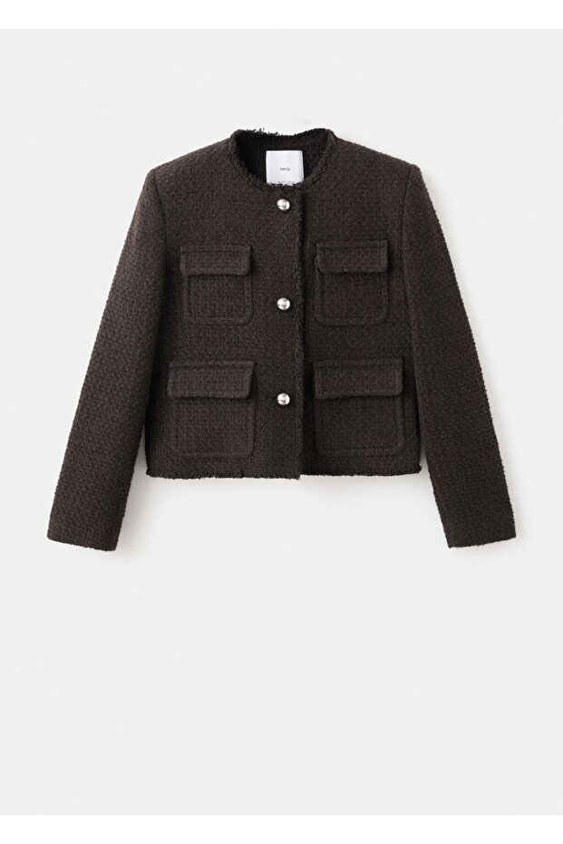 Dikişsiz tüvit ceket - 3