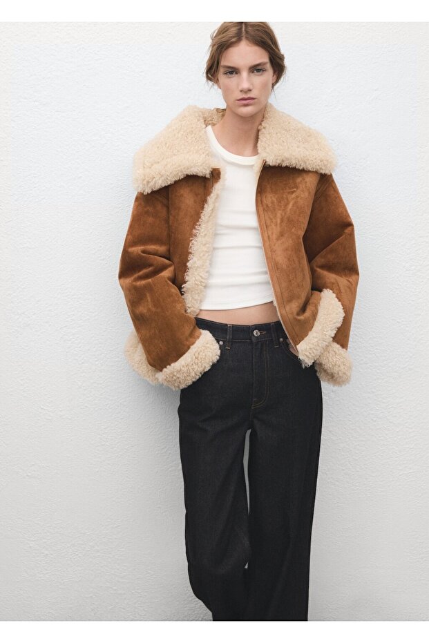 Çift taraflı kürk ceket - 1