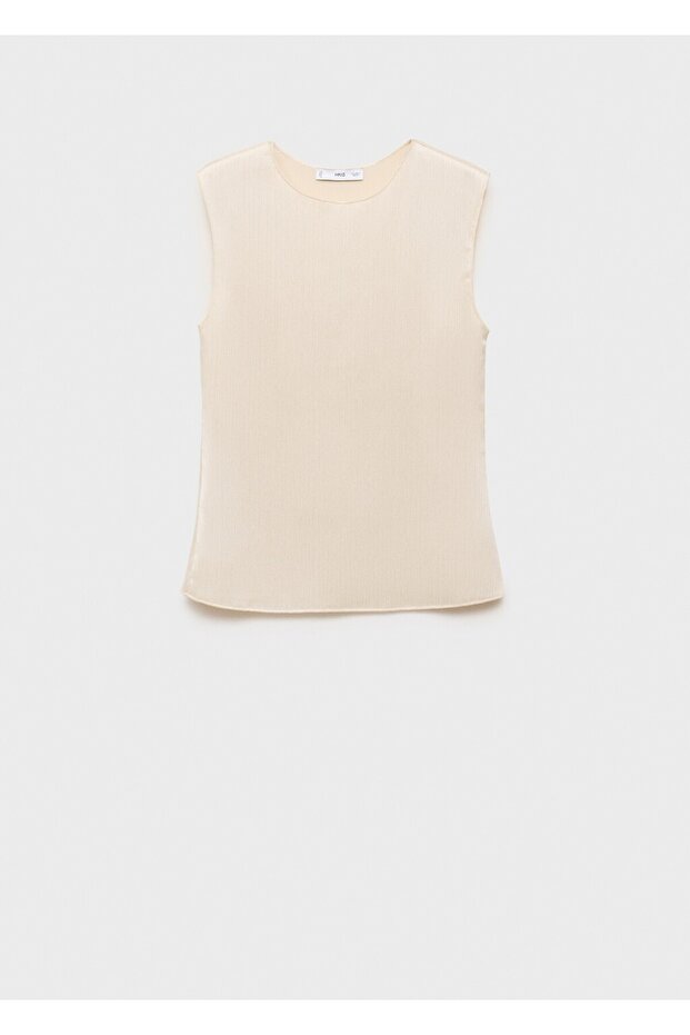 Pileli triko bluz - 3