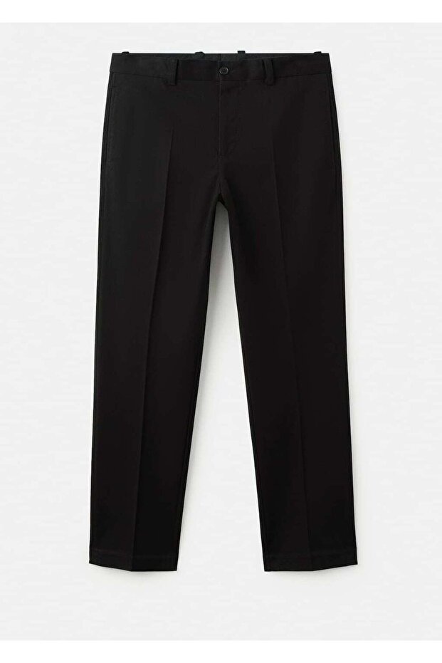 Regular kesim pamuklu pantolon - 3