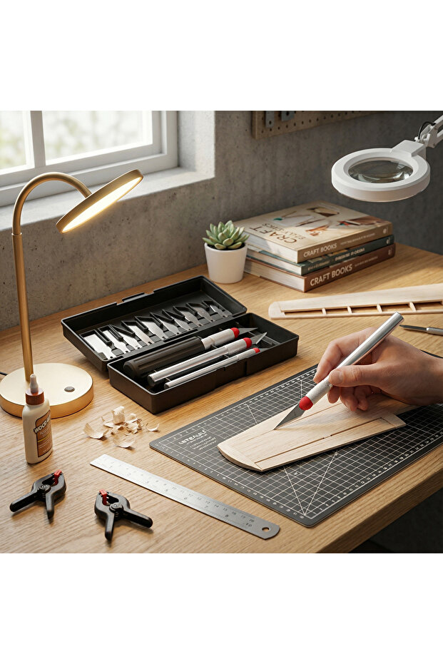 13 Parça Hobi Maket Bıçağı Seti - 3