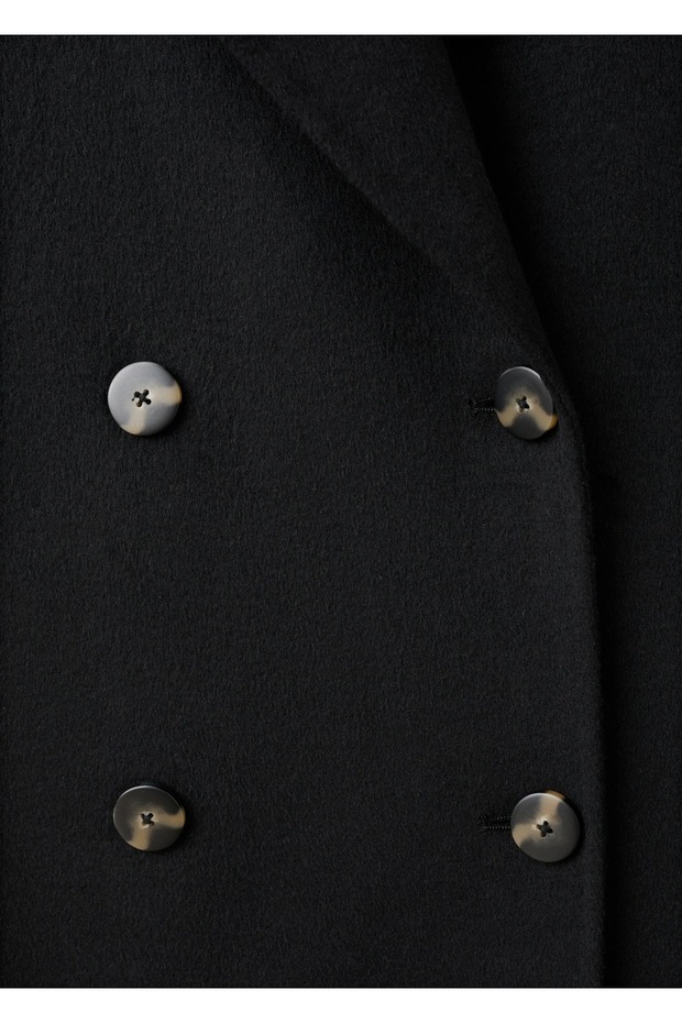 El yapımı oversize yün palto - 5