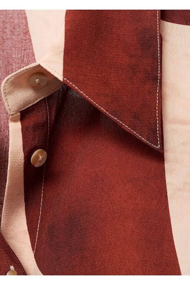 Geometrik desenli gömlek - 8