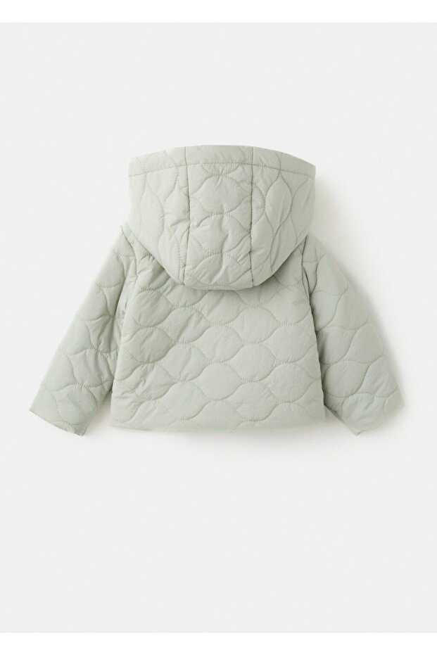 Kapüşonlu kapitone anorak - 2