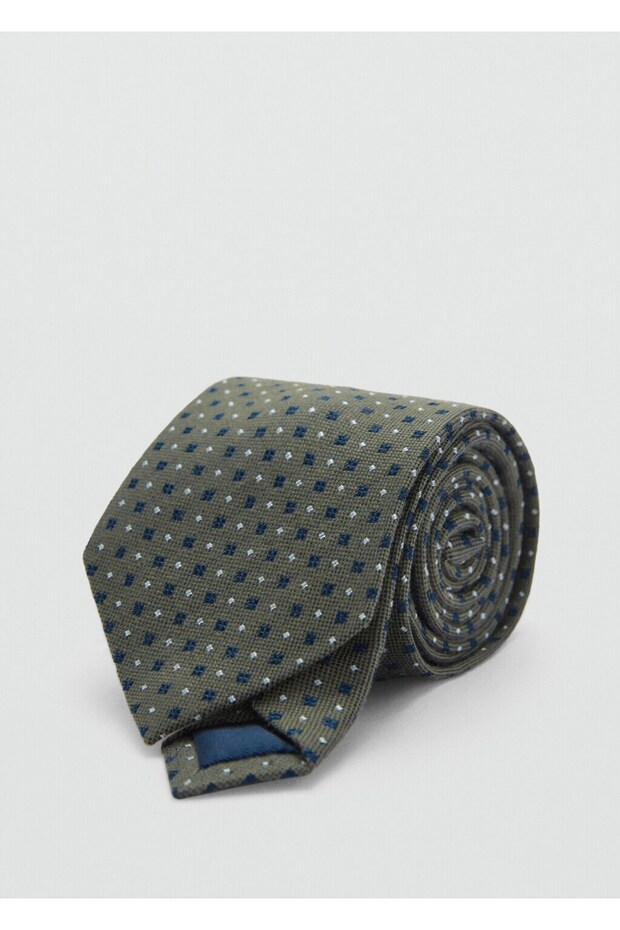 Kalıplı dut ipek kravat - 1