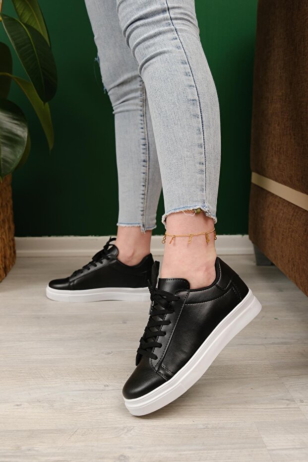 Erda Basic Bağcıklı Kadın Sneaker - 1