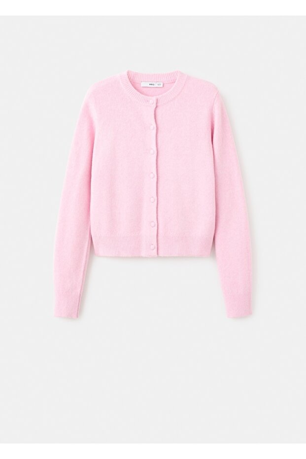 Triko düğmeli hırka - 3