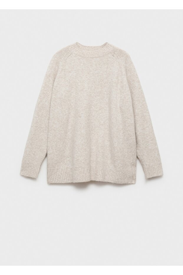 Yuvarlak yaka triko kazak - 3