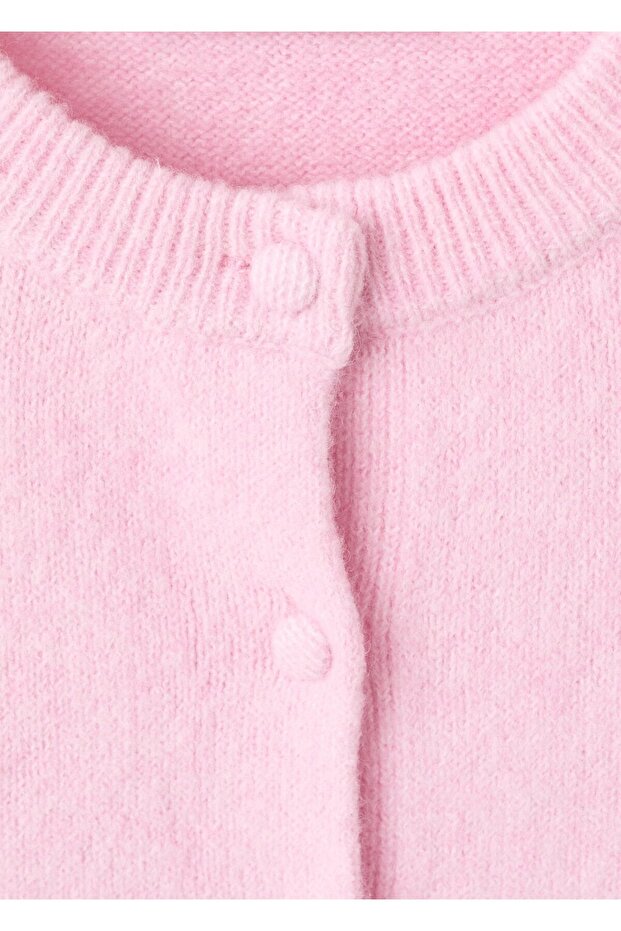 Triko düğmeli hırka - 8