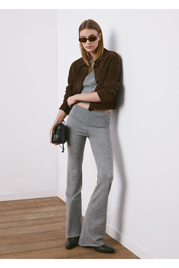 Zımbalı örgü kazak - 2