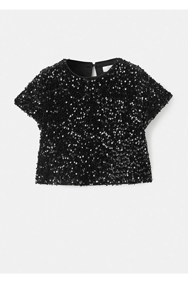 Payetli bluz - 3