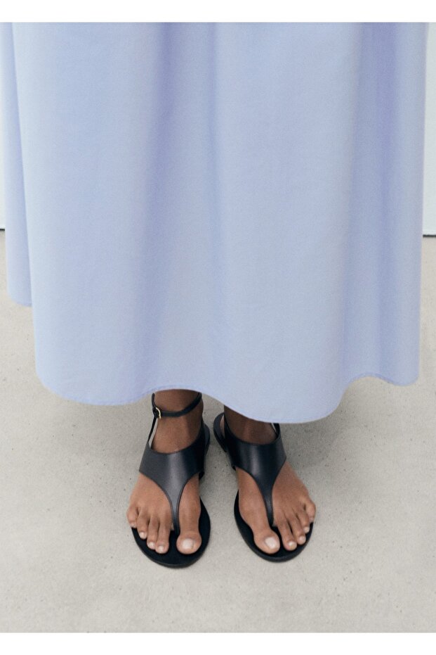 Evaze pamuklu etek - 8