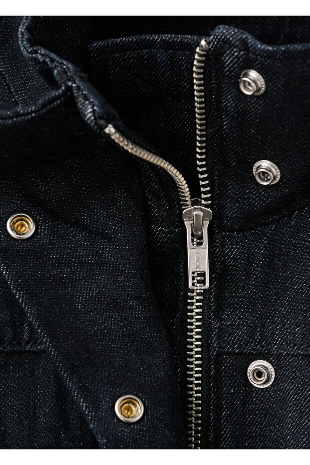 Oversize cepli denim parka - 8