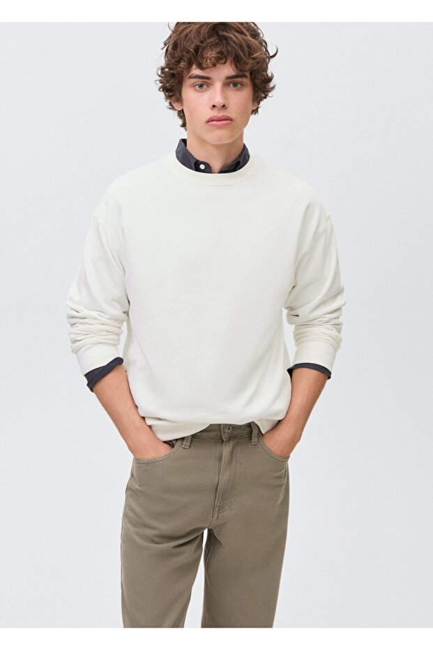 Pamuklu basic kazak - 7