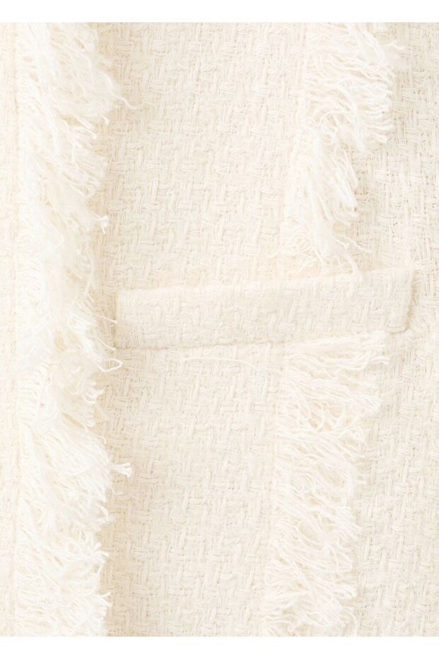 Dikişsiz tüvit ceket - 8