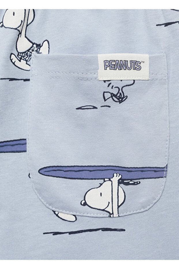 Snoopy bermuda şort - 4