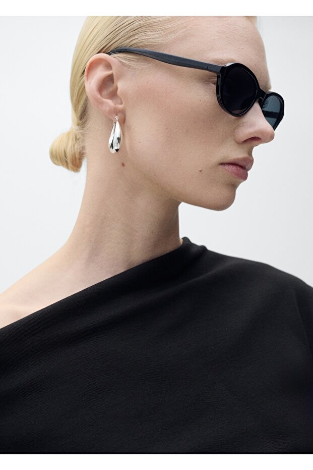 Vücuda oturan asimetrik bluz - 6