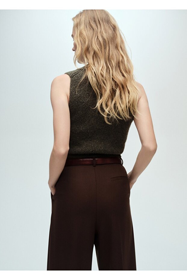 Triko cropped bluz - 4