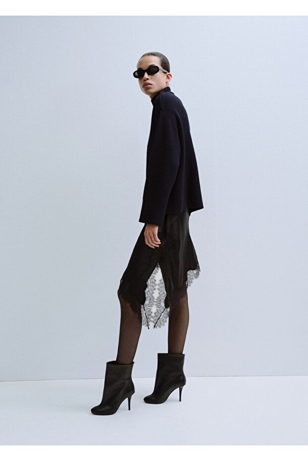 Perkins yaka düğmeli kazak - 2