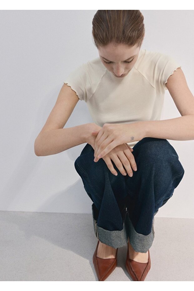 Kontrast tişört - 6