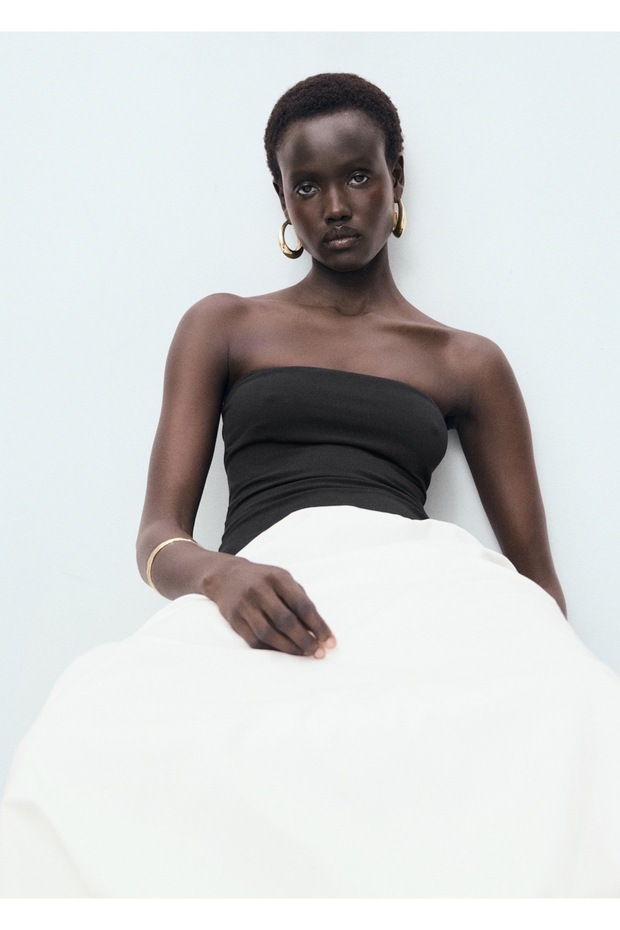 Triko balon elbise - 6