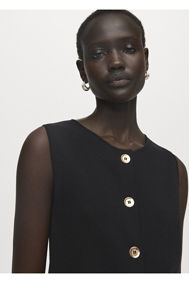 İnce örgülü yelek - 6