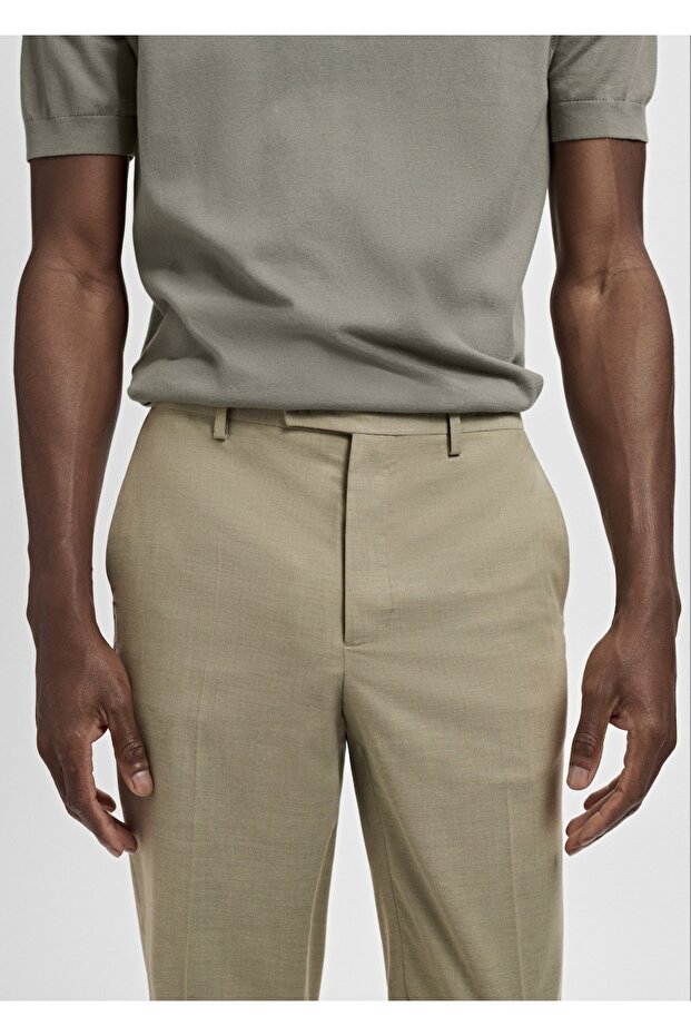 Milan slim fit kumaş pantolon - 6