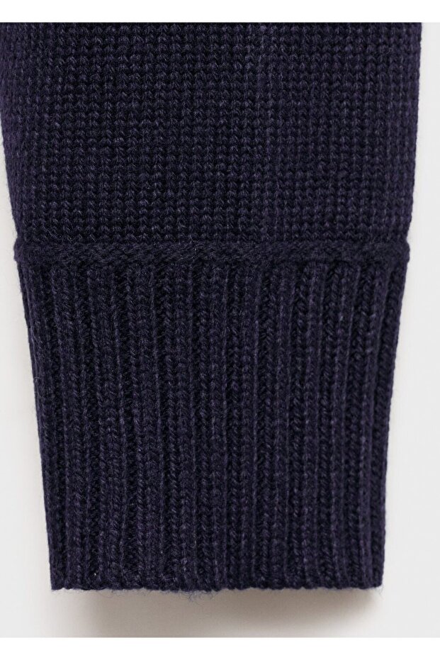 Strass taşlı triko kazak - 5