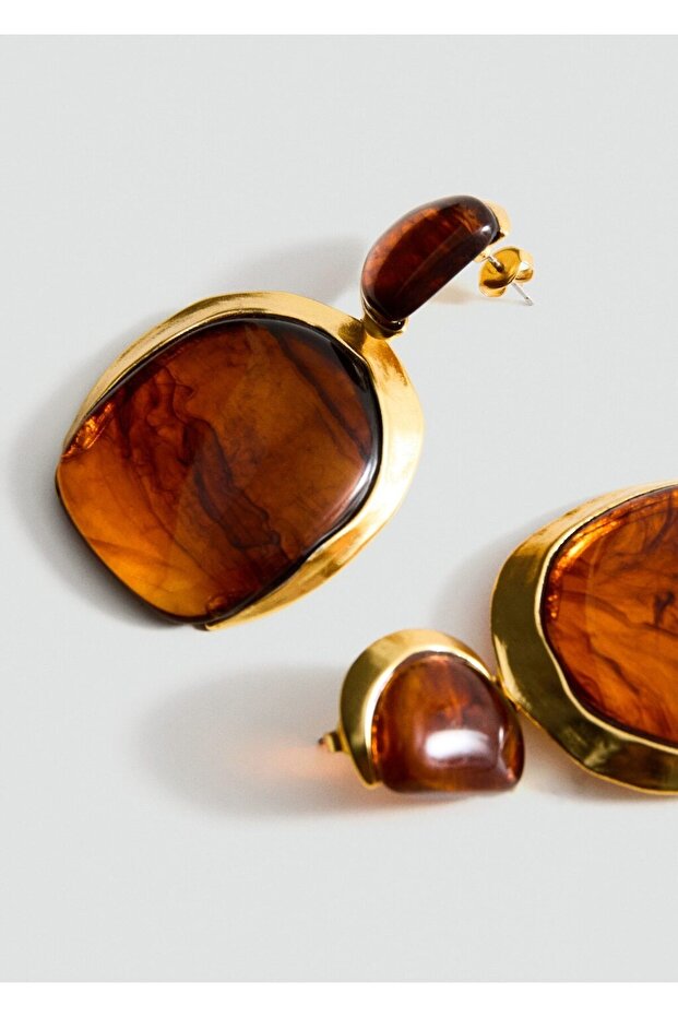 Reçine uçlu küpe - 1