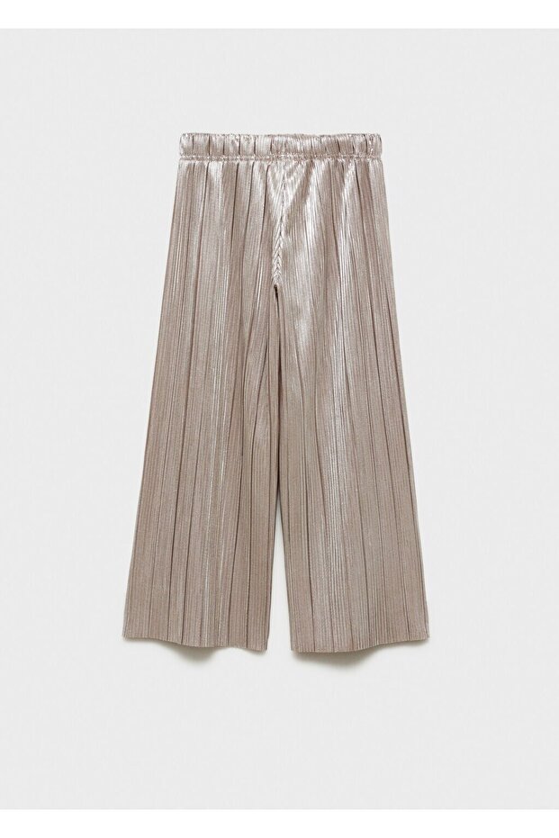 Pileli düz pantolon - 2