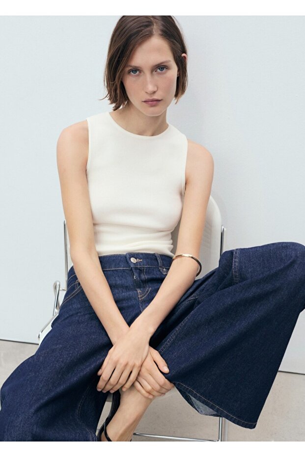 İnce örgü bluz - 7