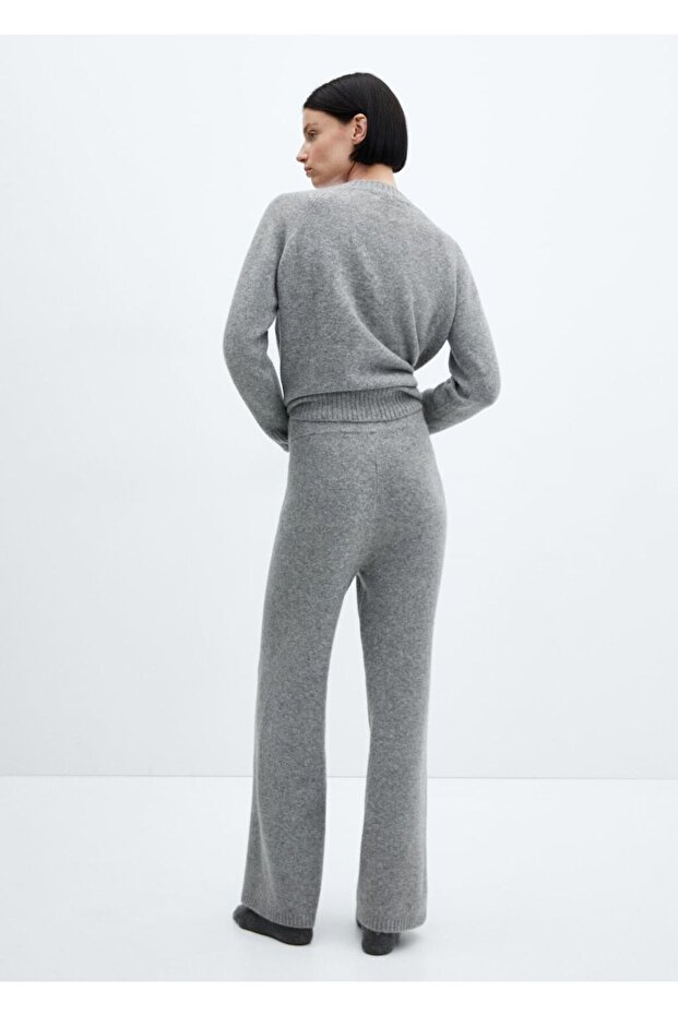 Uzun tasarım pantolon - 3