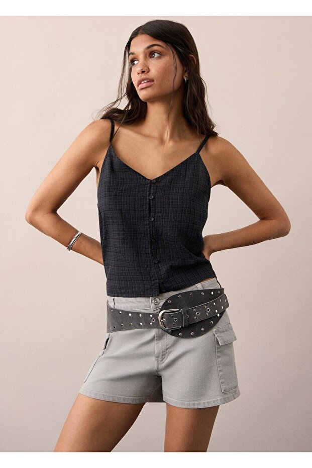 Kargo tarz şort - 1