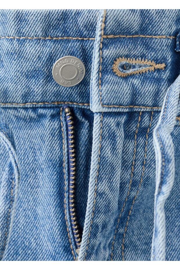 Kısa denim etek - 5