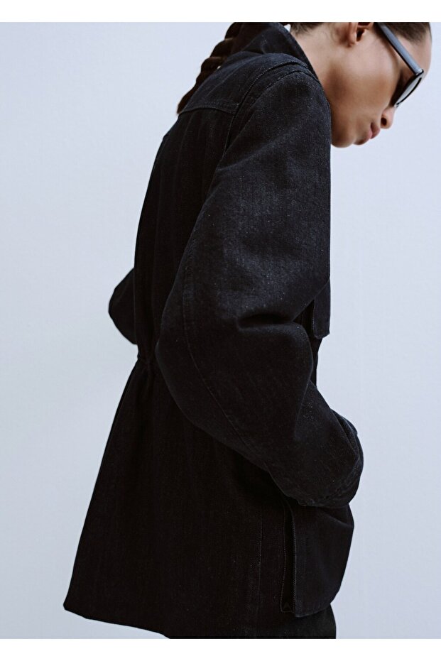 Oversize cepli denim parka - 7