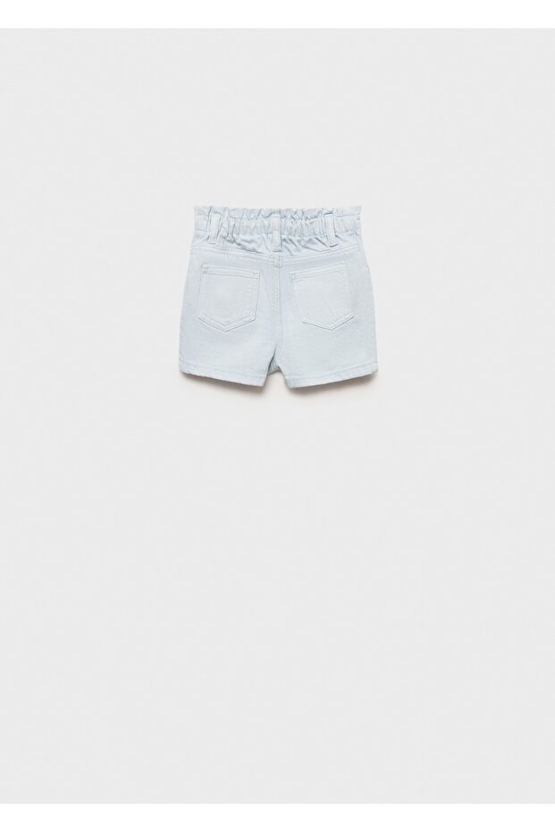 Paperbag denim şort - 2