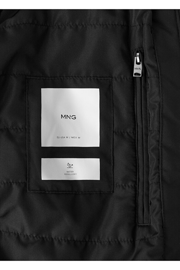 Su geçirmez kapüşonlu parka - 5