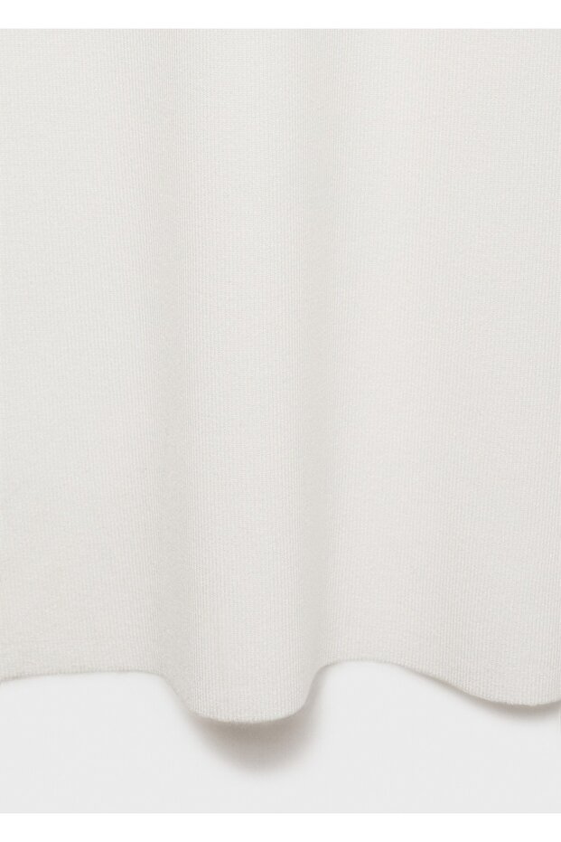 Halter yaka triko elbise - 5